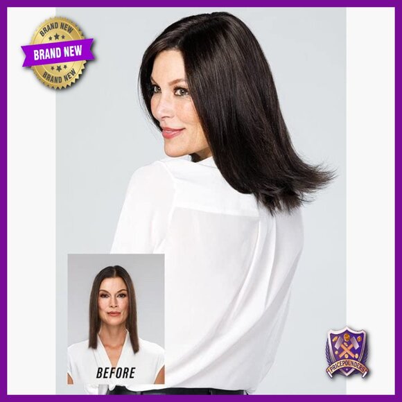 Synthetic Lace Front Half Wig Clip In Bundle 12\